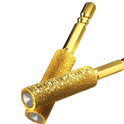 🔥2-in-1 Hexagonal Shank Brazing Dry Drilling Specialized Hole Opener