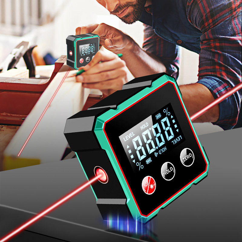 📢🔧 HOT SALE 49% OFF 🔥4-Side Magnetic Digital Angle Gauge with Laser