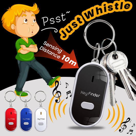 Whistling Activated Sensor Key Finder Keychain