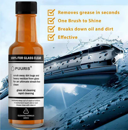 🔥Ultimate Car Glass Cleaning Agent - Powerful Stain Remover