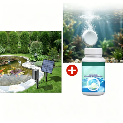 Over 50,000 units sold! 💧🐟 50% off!🔥Solar Pond Aerator with Air Pump