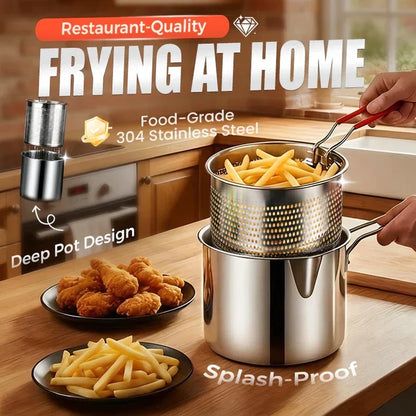 🔥Hot Sale 49% OFF🔥304 Stainless Steel Multifuntional Fryer