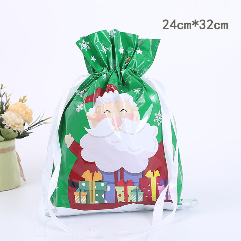 🎅Christmas Sales🎄Drawstring Christmas Gift Bags (Biodegradable)