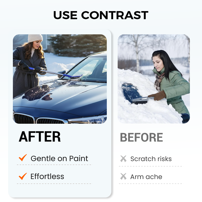 ❄️ 2-in-1 Snow Brush & Ice Scraper