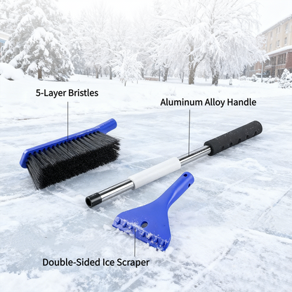 ❄️ 2-in-1 Snow Brush & Ice Scraper