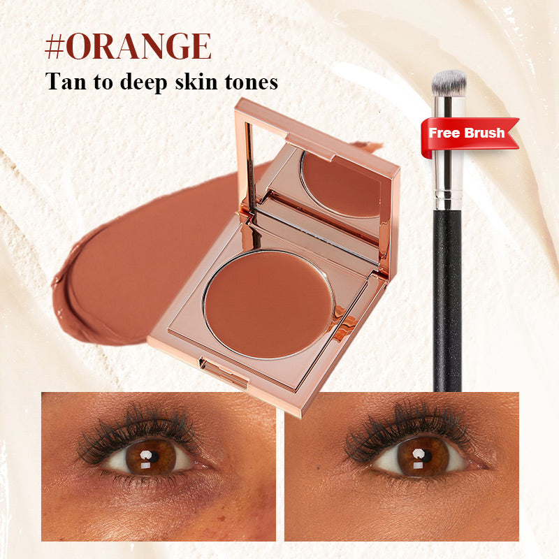 ✨ 50% OFF | Colour-Correcting Under-Eye Concealer – 4 Shades + Free Brush