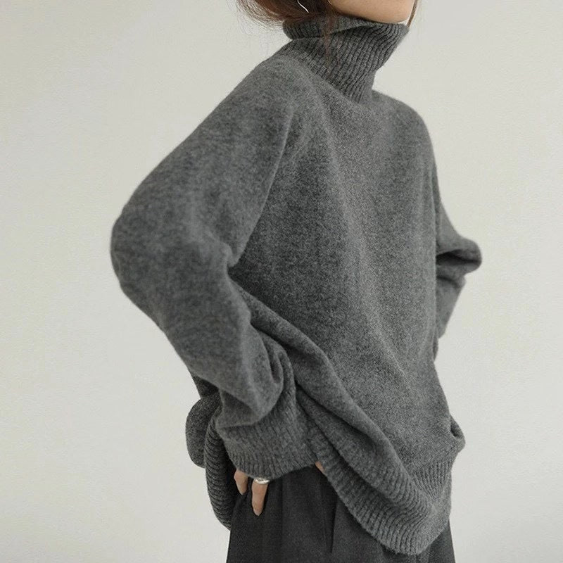 🔥HOT SALE 🔥Women's Loose Fit Turtleneck Sweater