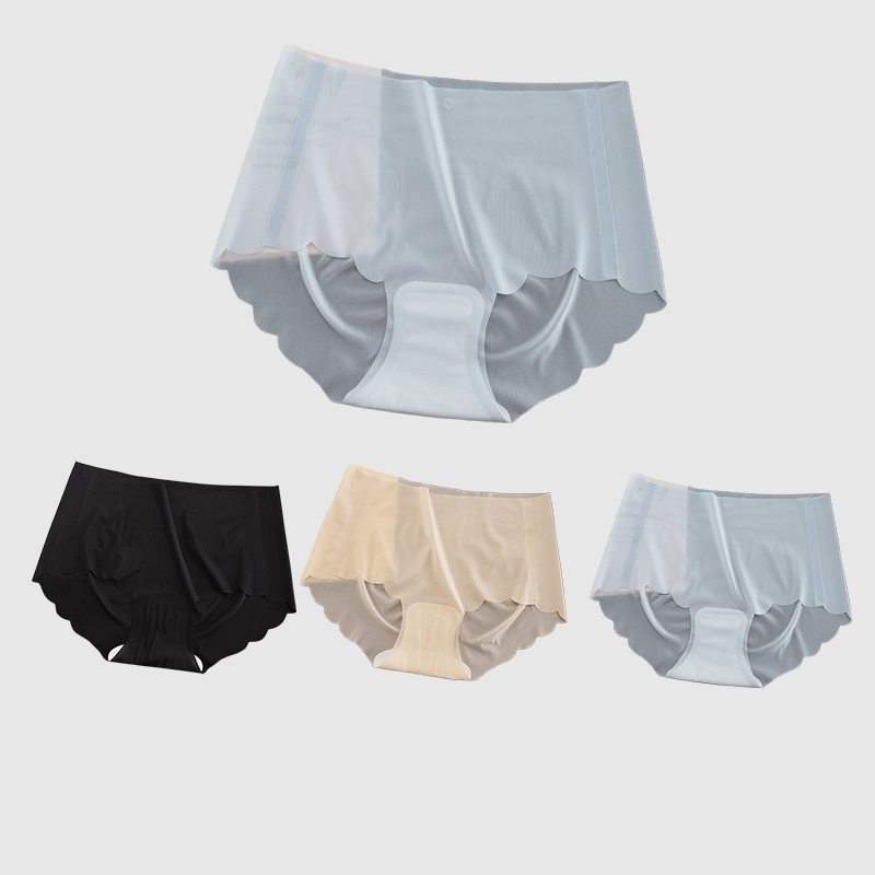 Women's seamless summer ice silk underwear