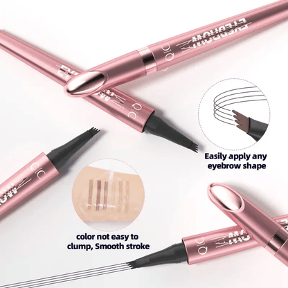 🥳2026 HOT SALE🥳💞50K+ SOLD!💥🖌️✨ BUY 1 GET 1 FREE + 50% OFF! 3D Microblading Eyebrow Pencil – 4-prong tip creates natural hair-like strokes. Waterproof, smudge-proof & lasts 24h. Skip costly salon treatments. A steal! 💕🎁