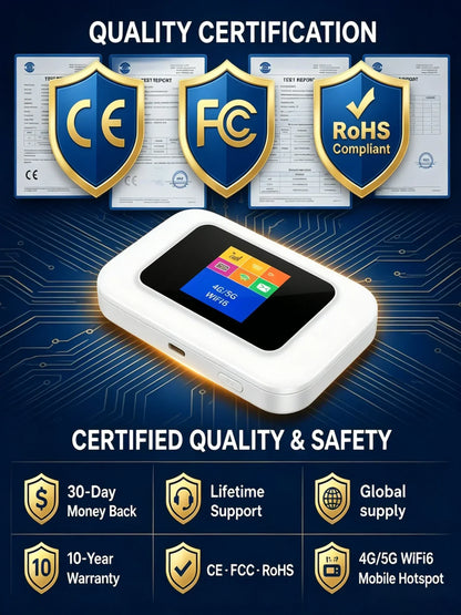🥳2026 HOT SALE🥳💞50K+ SOLD!📶🌐 Mobile Hotspot – Portable WiFi, full coverage anywhere. No contract, no setup. Stay connected on the go! 📱✨