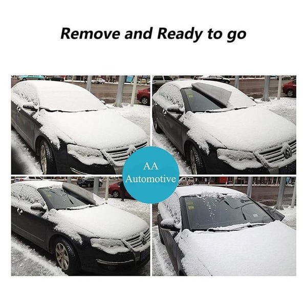 Block Snow & Ice Instantly! Magnetic Windshield Cover