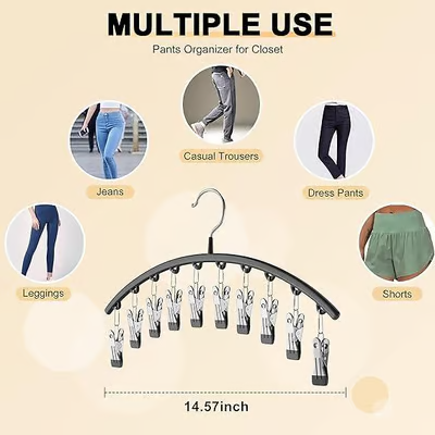 👗 Clothing Organizer Hangers – Store More Clothes Without Taking Up Closet Space