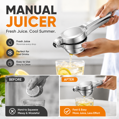 🥳2026 HOT SALE🥳💞50K+ SOLD!✨Stainless steel manual juicer