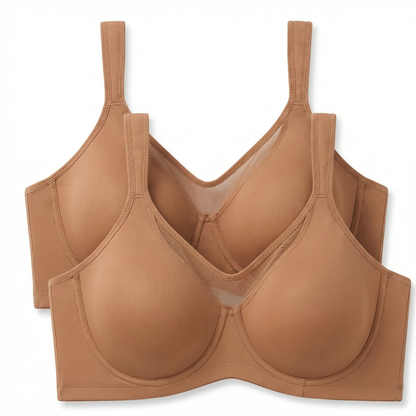 ⏰LAST DAY 65% OFF 💐Women's Elegant Sheer Full Coverage Plus Size Bra, Breathable Mesh Large Size Lingerie, Support Comfort Everyday Bra