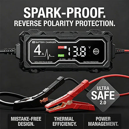 🔥 50% OFF  💥 Boost X GBX155 4A Car Battery Charger — For 10.0L Gasoline & 8.0L Diesel Engines