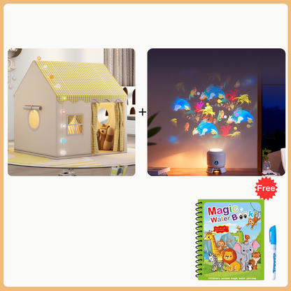 🎪 LIMITED‑TIME 50% OFF! ✨ Magical Kids Indoor Play Tent House – Cozy Playhouse & Reading Nook with Fairy Lights 🧸