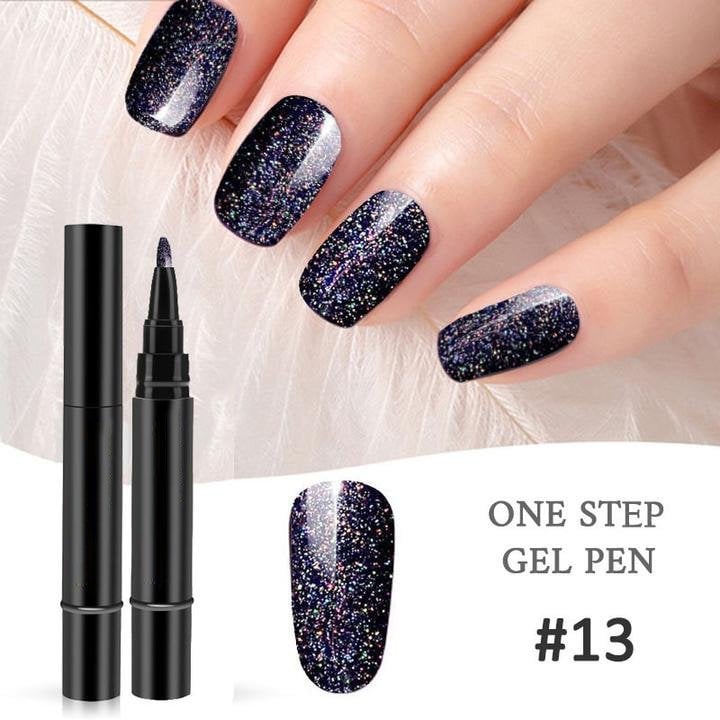 💅 Limited Time Buy 1 Get 1 Free  ✨One Step Nail Gel Pen🎨Free handheld mini UV nail lamp💡