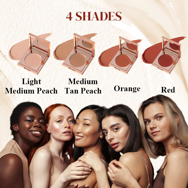 ✨ 50% OFF | Colour-Correcting Under-Eye Concealer – 4 Shades + Free Brush