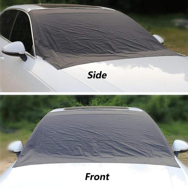 Block Snow & Ice Instantly! Magnetic Windshield Cover