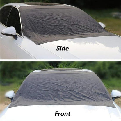 Block Snow & Ice Instantly! Magnetic Windshield Cover