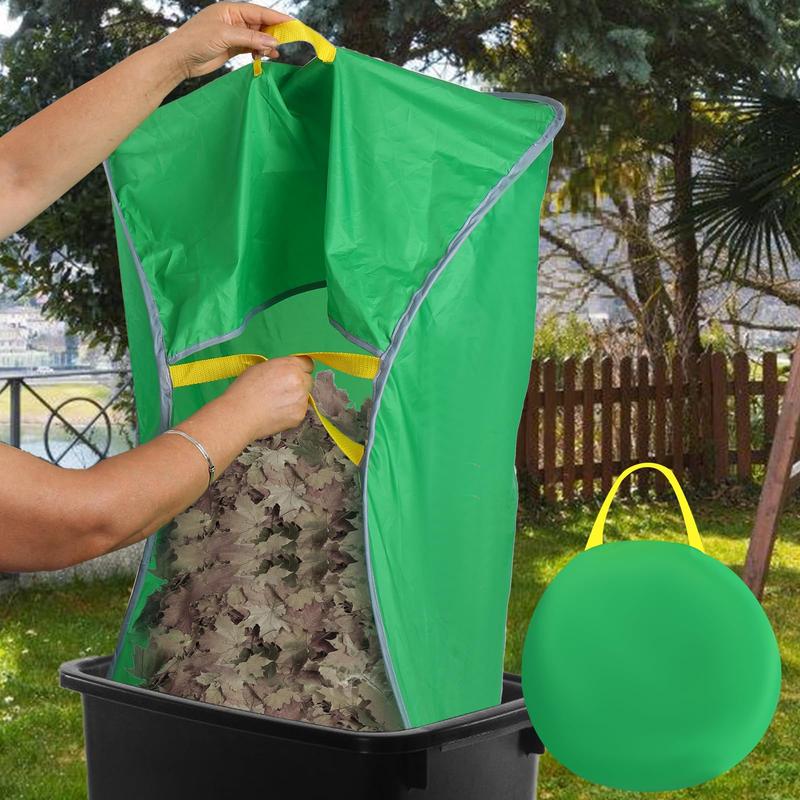 Green Leaf Collection Garden Leaf Gathering Tent - Portable, Easy-to-Use Garden Cleaning Tool for Outdoor Cleanup,toolupgrade