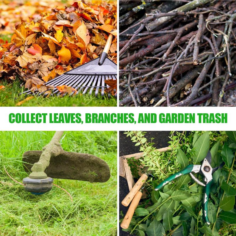 Green Leaf Collection Garden Leaf Gathering Tent - Portable, Easy-to-Use Garden Cleaning Tool for Outdoor Cleanup,toolupgrade
