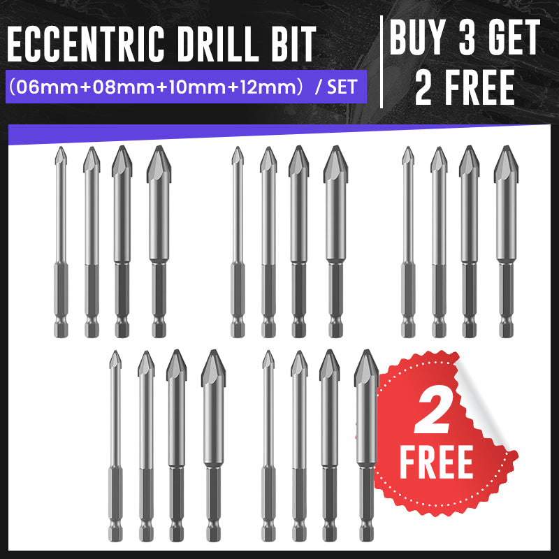 🔥🛠️Eccentric Drill Bit | Drill Tile, Brick & Concrete Without Cracking!