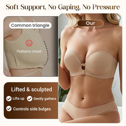 ☀️HOT SALE 50% OFF💜Seamless Front Closure Bra With Adjustable Straps
