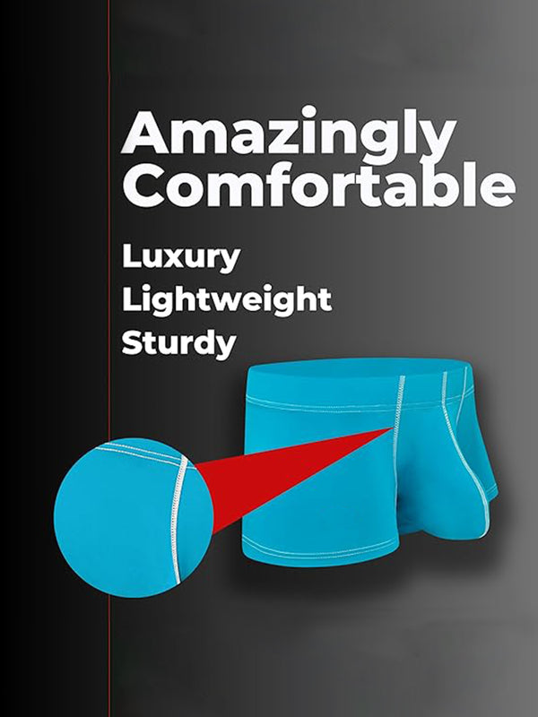 Men's Contrast Trim Swim Shorts