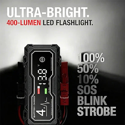 🔥 50% OFF  💥 Boost X GBX155 4A Car Battery Charger — For 10.0L Gasoline & 8.0L Diesel Engines