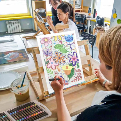 🎨Glitter Effect Brush Markers🥇✨: Create Sparkling Art Smoothly 🥳(🌈24-96 Colors | Smooth No Clog | No Bleed Through📝)