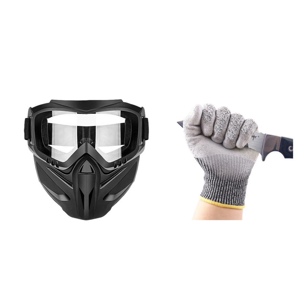 Detachable Full Face Goggle Mask🔥 Customer Favorite🔥