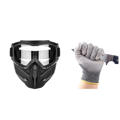 Detachable Full Face Goggle Mask🔥 Customer Favorite🔥