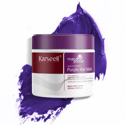 Karseell Purple Hair Mask ✨ Professional Neutralizes Brass & Yellow Tones For Blonde Silver Gray Highlighted Hair