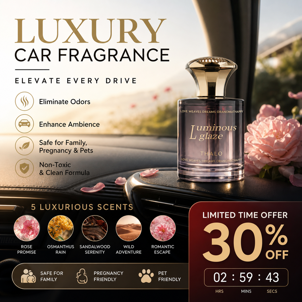 1. 🚙Men’s Luxury Tarot Car Air Freshener ✨Long‑Lasting Fresh Scent | Remove Car Odors
