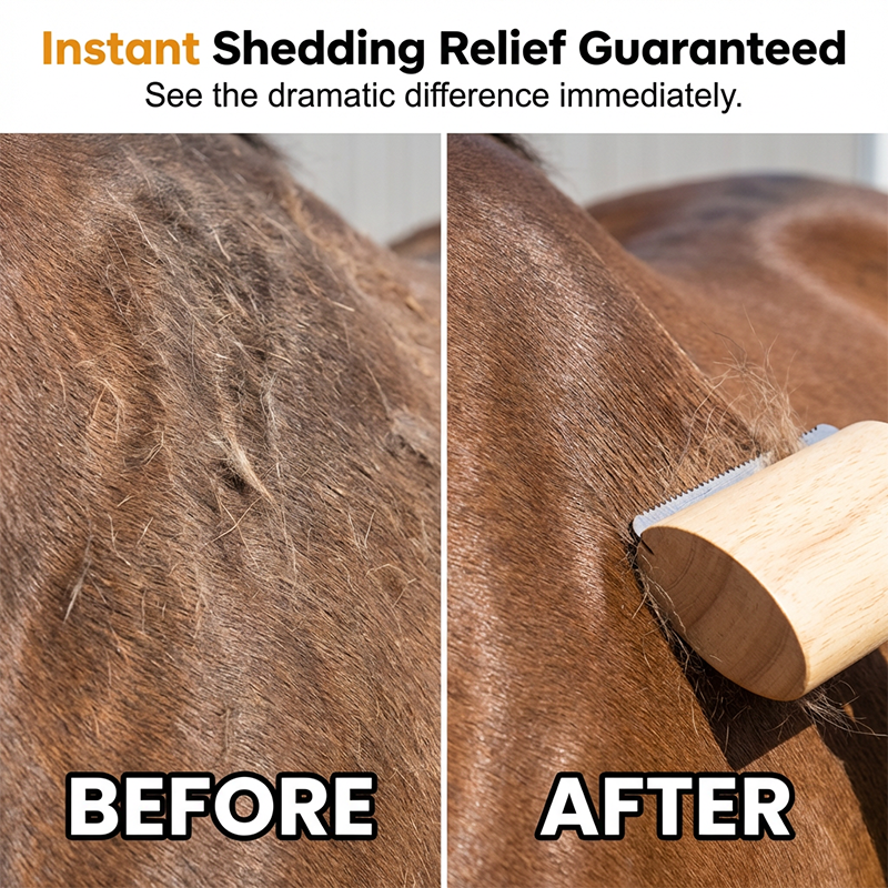 Pet Deshedding & Grooming Tool