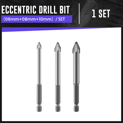 🔥🛠️Eccentric Drill Bit | Drill Tile, Brick & Concrete Without Cracking!