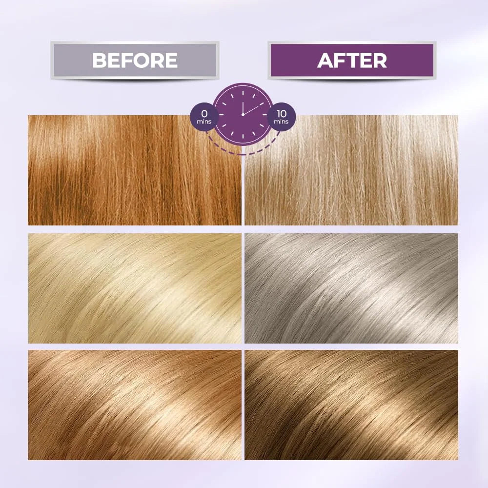 Karseell Purple Hair Mask ✨ Professional Neutralizes Brass & Yellow Tones For Blonde Silver Gray Highlighted Hair