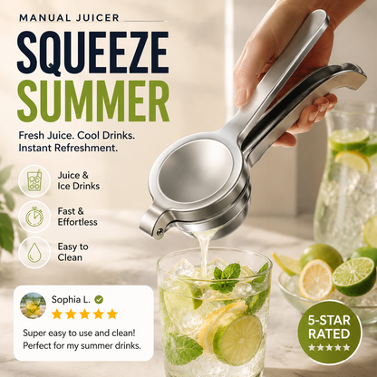 🥳2026 HOT SALE🥳💞50K+ SOLD!✨Stainless steel manual juicer