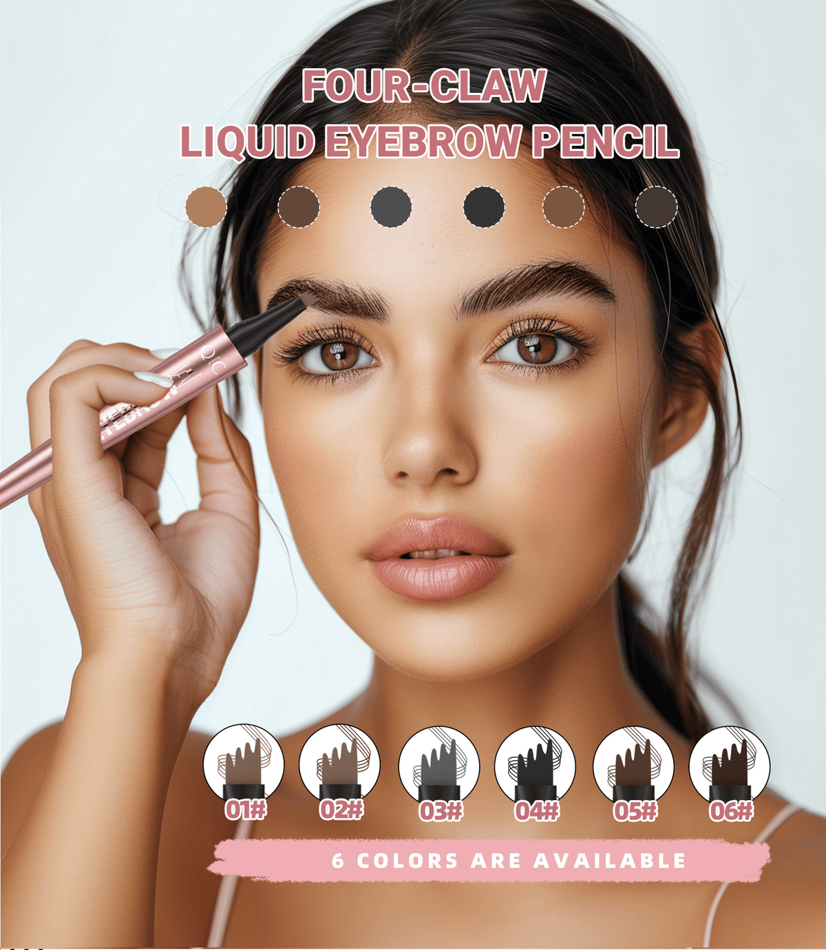 🥳2026 HOT SALE🥳💞50K+ SOLD!💥🖌️✨ BUY 1 GET 1 FREE + 50% OFF! 3D Microblading Eyebrow Pencil – 4-prong tip creates natural hair-like strokes. Waterproof, smudge-proof & lasts 24h. Skip costly salon treatments. A steal! 💕🎁