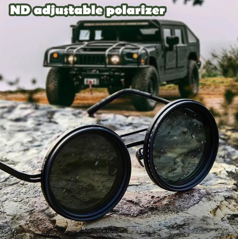 🔥🕶️Hot Sale Adjustable Tint Sunglasses🌞 Style at your fingertips, protecting your eyes in fashion