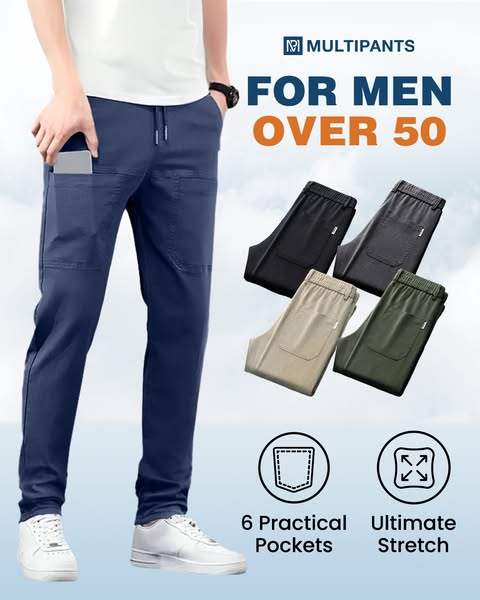 👖 50% OFF NOW ! 🎁MultiPants – High Stretch Multi-pocket Durable Cargo Pants1