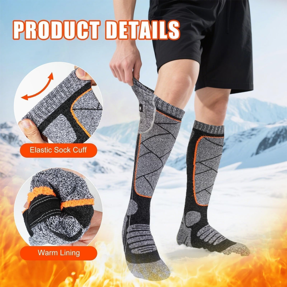 🧦Rechargeable Heated Socks for Men & Women