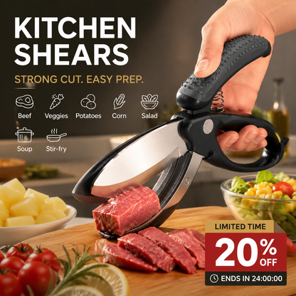 Stainless Steel Multifunctional Kitchen Scissors
