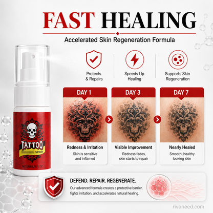 🎨 50% OFF | Tattoo Aftercare Moisturizing Spray 💧 Hydrating Mist for Vibrant & Healthy Ink