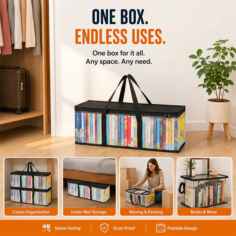 🔥 Limited-Time Offer – 49% Off 📦 Large, Extra-Strong, Transparent Storage Bag made of Thick Plastic for Clothing, Moving, and Storage