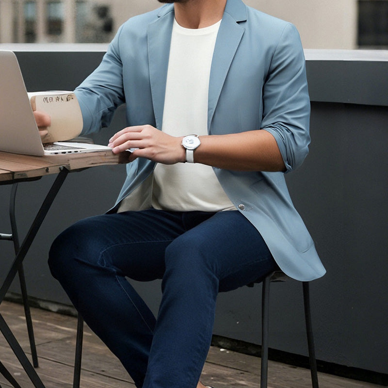 Men's summer lightweight suit jacket (50% OFF)