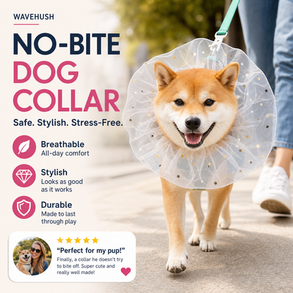 Breathable Mesh Dog Muzzle – Anti-Ingestion Full-Face Guard