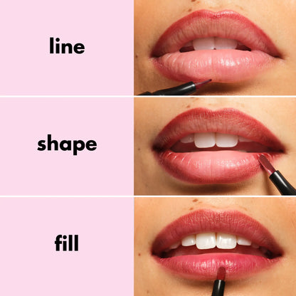 e.l.f Main Stain Lipliner Marker - Long-Lasting Lip Color Tool for Precise Lip Definition (Beauty & Personal Care Makeup Accessory)