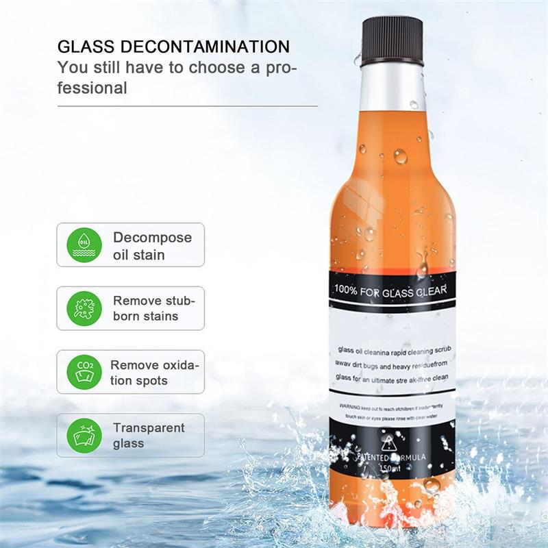🔥Buy 1 get 1 free✨Car Glass Oil Film Stain Removal Cleaner